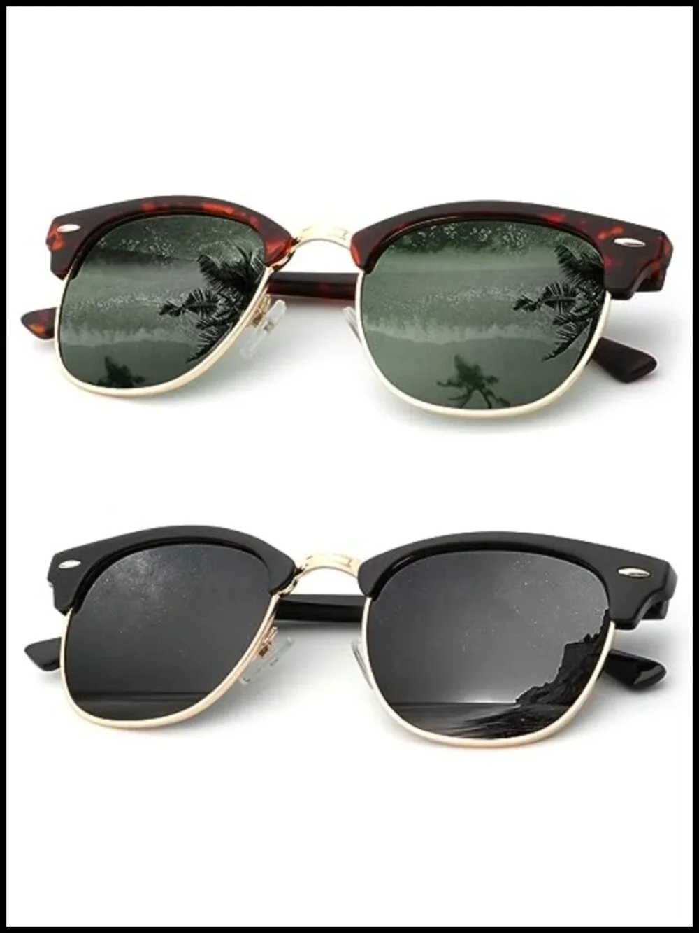 Polarized Sunglasses for Men Women UV Protection Driving Wrap Around